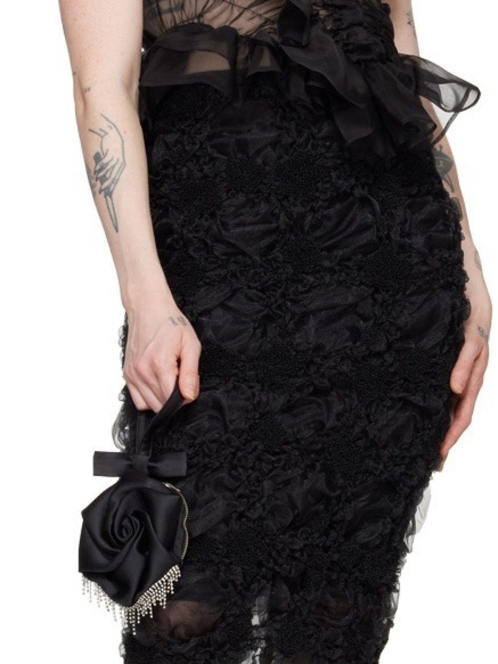 Cecilie Bahnsen Black Glenda Midi Skirt - Picture 8 of 8